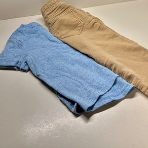 Toddler Boy Khakis and T
